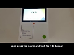 Φορητό και ανθεκτικό 3 κανάλια 12 μολύβδουςΕΣΚ για σκύλους γάτες αποτελεσματικό καρδιακό έλεγχο