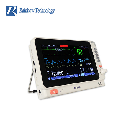 Φορητός πολλαπλής παραμέτρου ελεγκτής ασθενούς με οθόνη LED / LCD για ιατρικά ιδρύματα