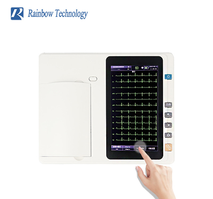 Ψηφιακά φίλτρα 6 ιατρική μνήμη υψηλής ικανότητας SD μηχανών Ecg καρδιογραφημάτων καναλιών