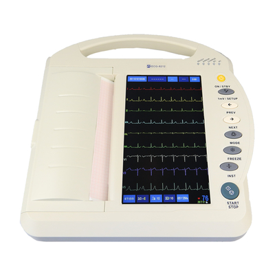 Ζωηρόχρωμη LCD ιατρική ECG απόκτηση 12 μηχανών 10,1 ίντσας ταυτόχρονα μόλυβδος