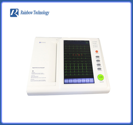 Κατηγορία ΙΙ μηχανή 12 ηλεκτροκαρδιογραφημάτων EKG ECG οθόνη αφής καναλιών