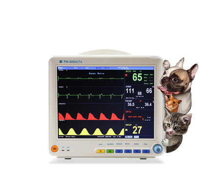 220V 40W πολυ εξοπλισμός ελέγχου κτηνιάτρων οργάνων ελέγχου ECG παραμέτρου κτηνιατρικός