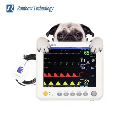 Φορητό κτηνιατρικό πολυ όργανο ελέγχου παραμέτρου κτηνιατρικός εξοπλισμός κλινικών 8 ίντσας