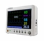 Multiparameter ICU φορητό υπομονετικό όργανο ελέγχου 7 ίντσα 1.5KG για ECG NIBP RESP