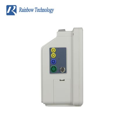 Φορητό Πολυπαραμετρικό Μόνιτορ Ασθενών 12,1 ιντσών με Οθόνη Αφής και Έγχρωμη Οθόνη LCD για Παρακολούθηση ΗΚΓ/ΚΑΡΔΙΑΚΩΝ ΠΑΛΜΩΝ/ΑΝΑΠΝΟΗΣ/SPO2/ΜΗ ΕΠΕΜΒΑΤΙΚΗΣ ΑΡΤΗΡΙΑΚΗΣ ΠΙΕΣΗΣ/ΘΕΡΜΟΚΡΑΣΙΑΣ