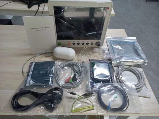 12,1 ιντσών Πολυπαραμετρικό Μόνιτορ Ασθενών με 6 Παραμέτρους και ETCO2 Προαιρετικό για Μονάδα Εντατικής Θεραπείας και Χρήση στο Κρεβάτι