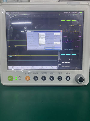 Έγχρωμη οθόνη ασθενή πολλαπλών παραμέτρων TFT LCD 12,1'' με 1 έτος εγγύηση και συμπαγή σχεδιασμό 30*27*30CM