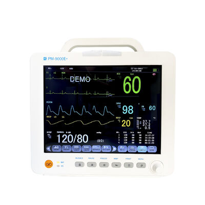 Φορητή πολλαπλή παράμετρος ICU Monitor ασθενής με 12,1 ιντσών χρωματική οθόνη LCD τροχόσπιτο / τοίχος στήριγμα τοποθετήθηκε και ελαφρύ 3.9 KG