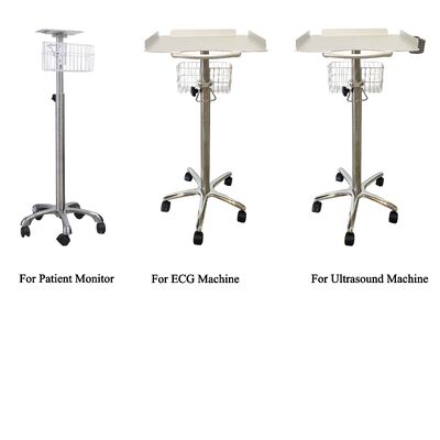Modern Design Metal Patient Monitor Trolley with OEM Service for Hospital Medical Cart