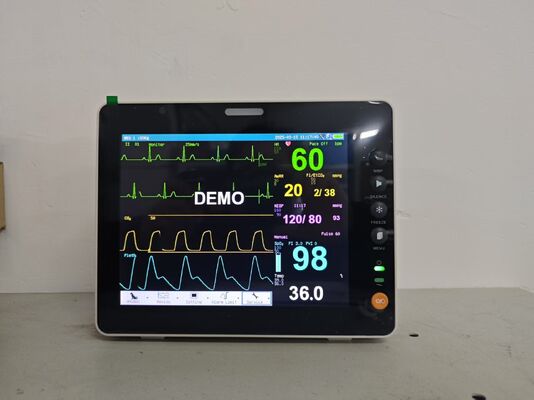 8 ιντσών έγχρωμη οθόνη LCD πολλαπλών παραμέτρων Παρακολούθηση ασθενών ISO πιστοποιημένο όργανο κλάσης II με εγγύηση 1 έτους